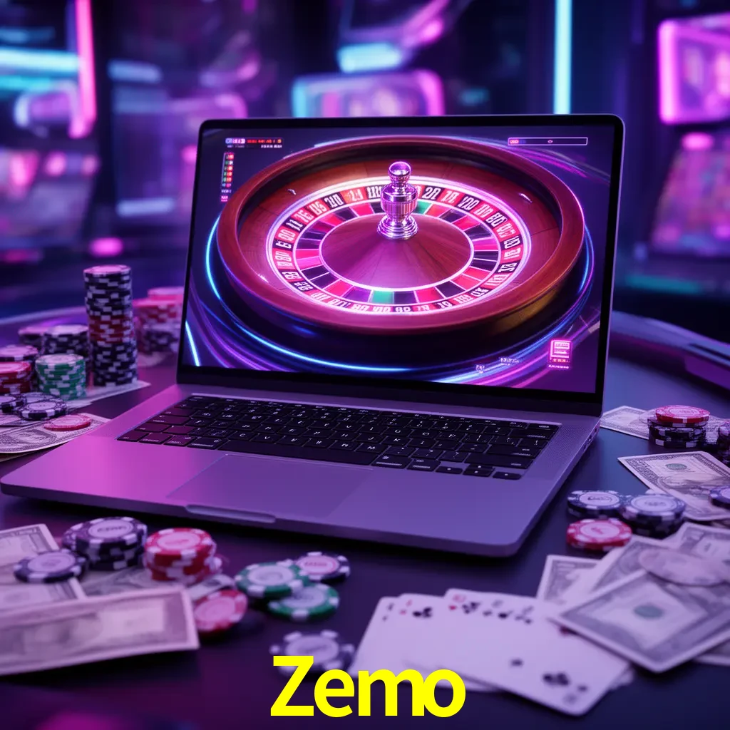 Centro móvil Zemo con casino, cajero, bonos, app y acceso de cuenta para México